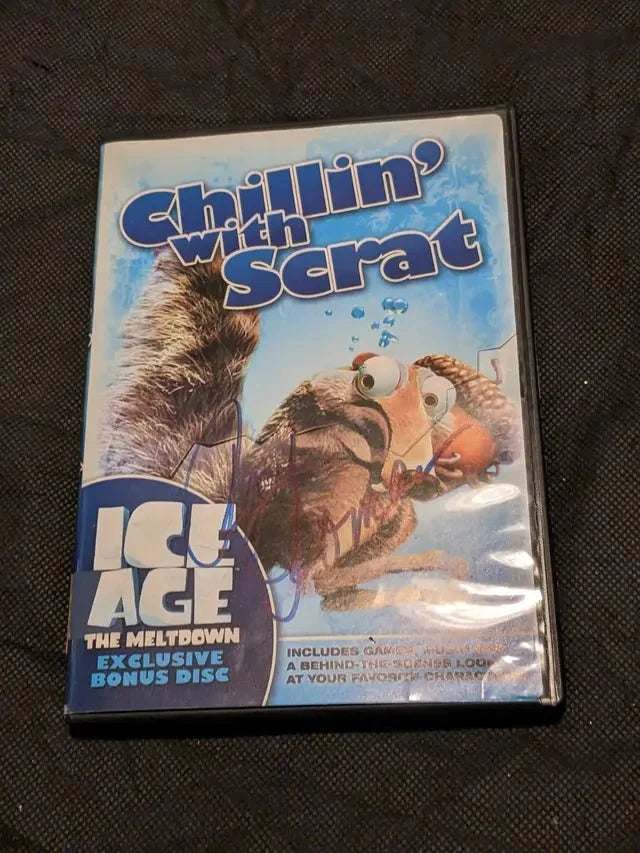 Ray Romano Signed Chillin' with Scrat DVD Sleeve (COA)