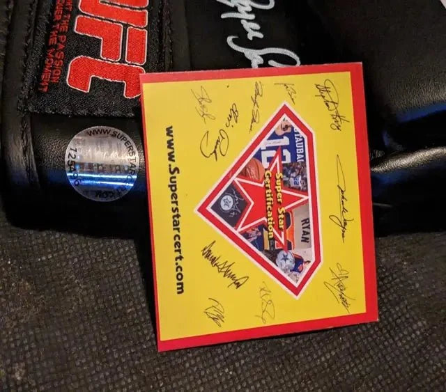 Royce Gracie Signed UFC Glove (COA)