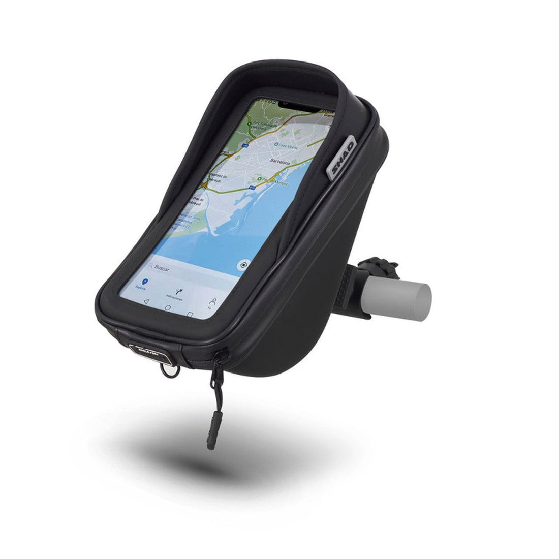 Shad SG76 Handlebar Smartphone Holder with Pocket, 180 x 90 mm