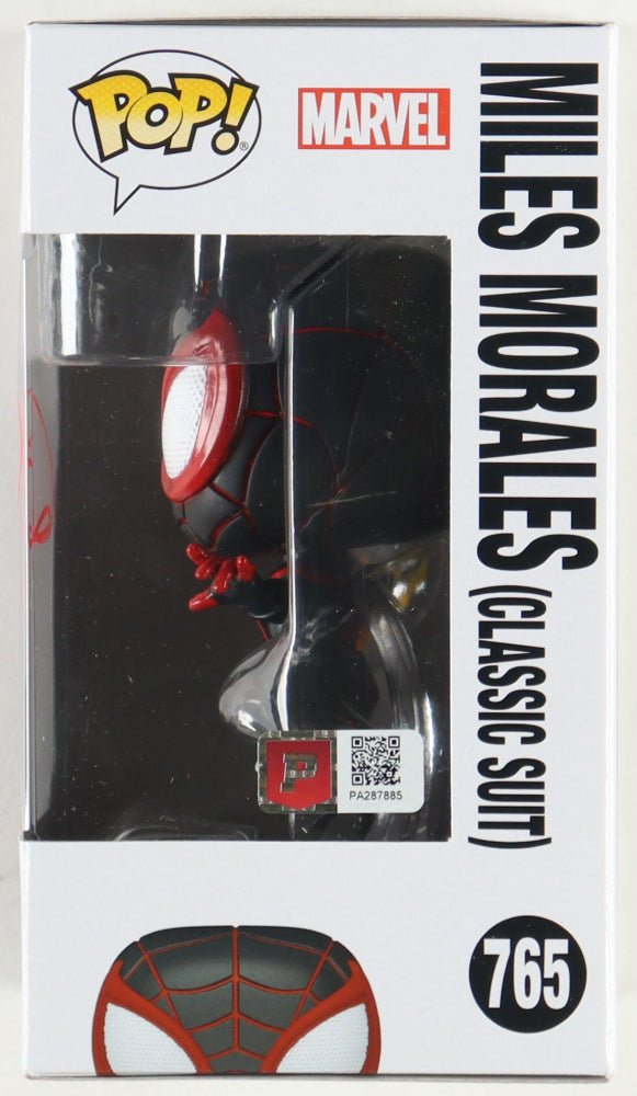 Shameik Moore Signed Miles Morales Funko Pop #765 (PA COA)