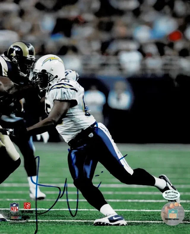 Shawn Phillips San Diego Chargers Autographed 8x10 Photo Mancave coa