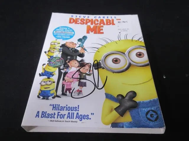 Steve Carell Signed DVD Dust Cover (SSC COA)
