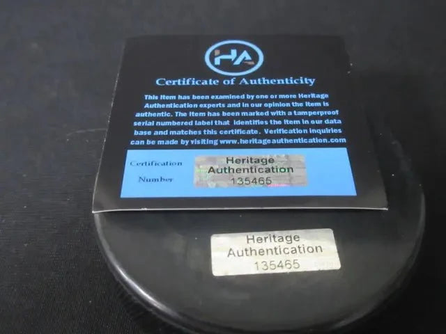 Steven Stamkos Signed Hockey Puck (Heritage COA)