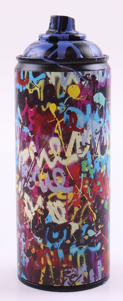 Tadas Zaicikas (TedyZet) 2023 "CAN_Love is Power #4A" Spray Paint Can Original Art Piece (Zaicikas)