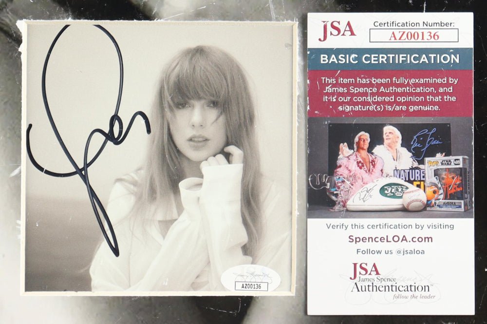 Taylor Swift Signed Custom "The Tortured Poets Department" CD Album Insert Display (JSA)