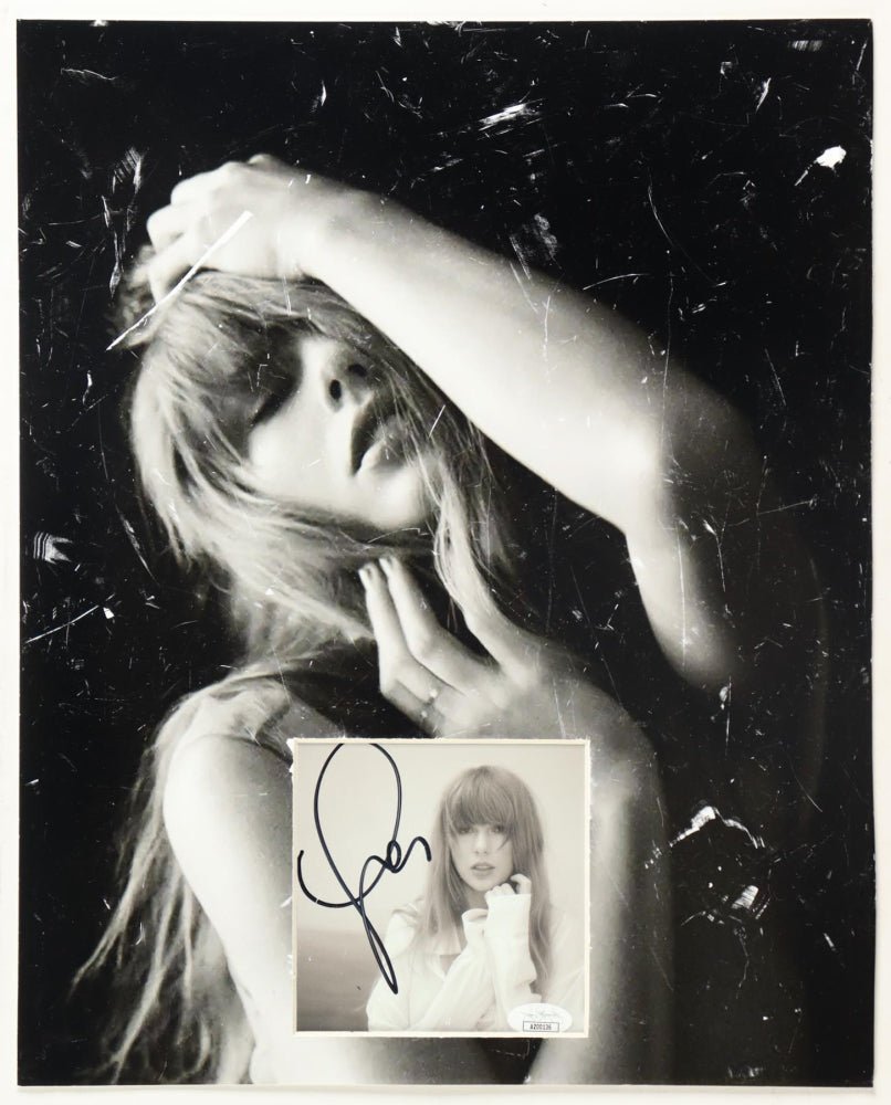 Taylor Swift Signed Custom "The Tortured Poets Department" CD Album Insert Display (JSA)