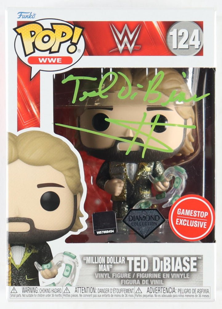 Ted DiBiase Signed WWE Funko Pop #124 (JSA)