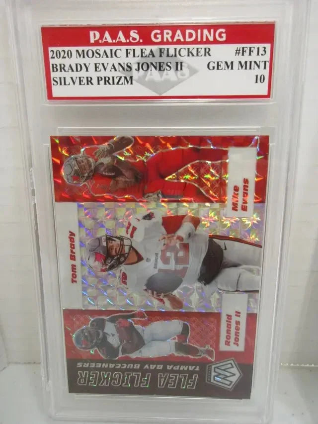 Tom Brady Evans Jones 2020 Mosaic Flea Flicker #FF13 (PAAS 10)