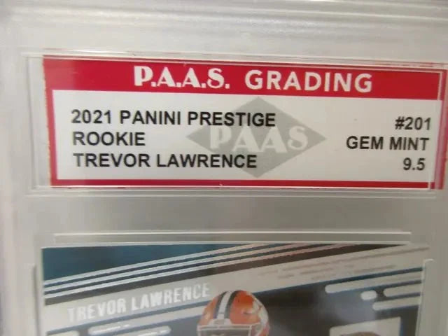 Trevor Lawrence 2021 Panini Prestige Rookie #201 (PAAS 9.5)