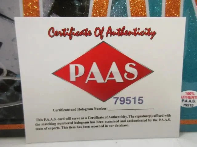 Tua Tagovailoa Dolphins Signed License Plate (PAAS COA)