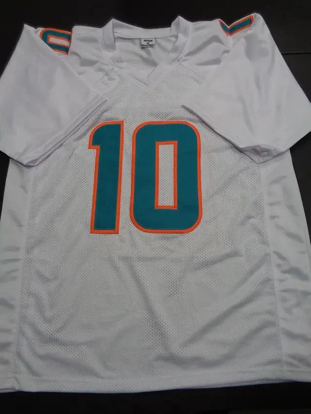 Tyreek Hill Miami Dolphins Autographed Custom Football Jersey GA coa