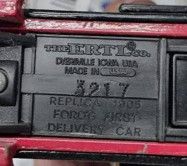 Vintage ERTL Die Cast Coin Bank Replica 1905 The Texas Company