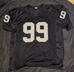 Warren Sapp Signed Black Custom Jersey (Fivestar COA)