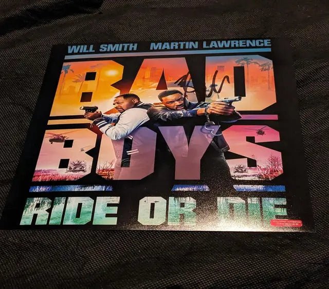 Will Smith Signed Bad Boys Ride or Die 8x10 Photo (COA)