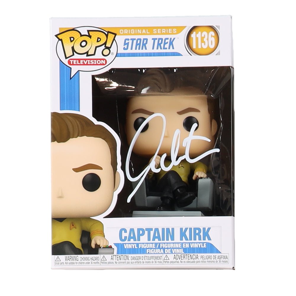 William Shatner Signed Captain Kirk Funko Pop #1136 (Beckett)