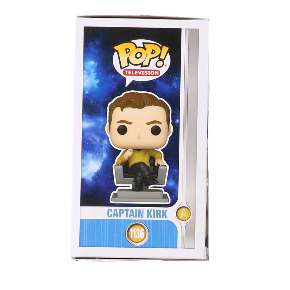 William Shatner Signed Captain Kirk Funko Pop #1136 (Beckett)