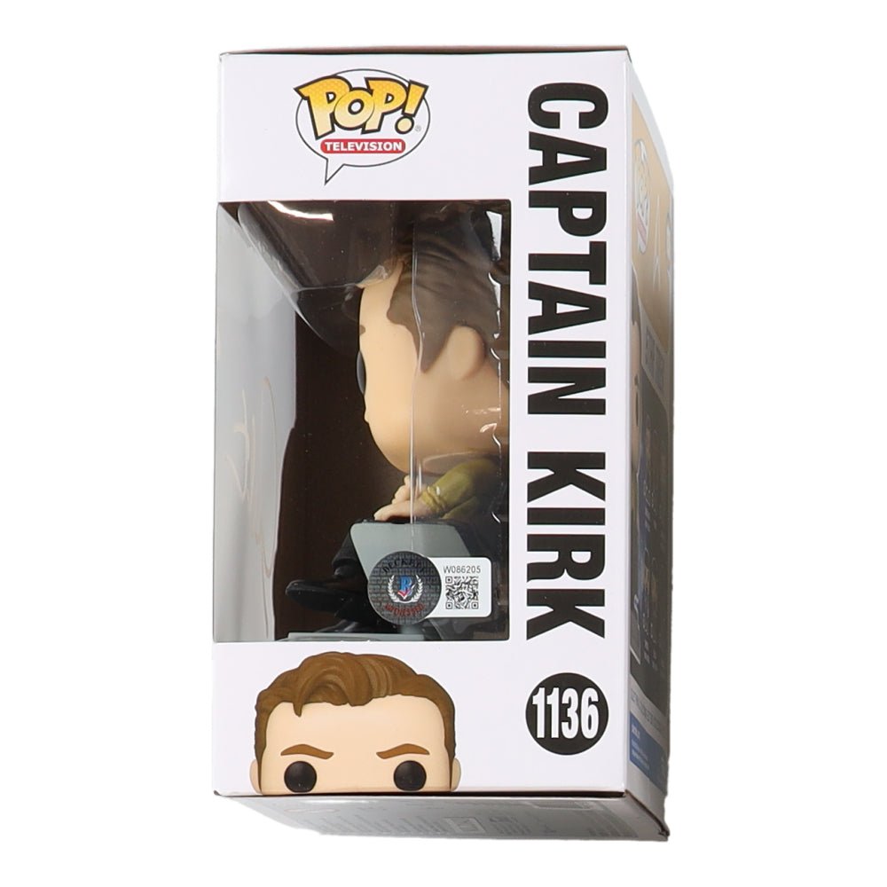 William Shatner Signed Captain Kirk Funko Pop #1136 (Beckett)