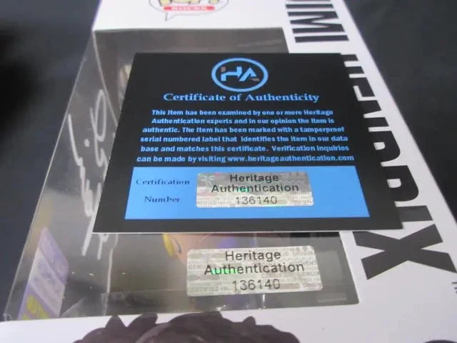 Wood Harris Signed Jimi Hendrix 311 Funko Pop Rocks Heritage COA