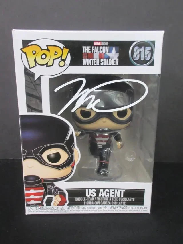 Wyatt Russell Signed US Agent Funko Pop #815 (Heritage COA)