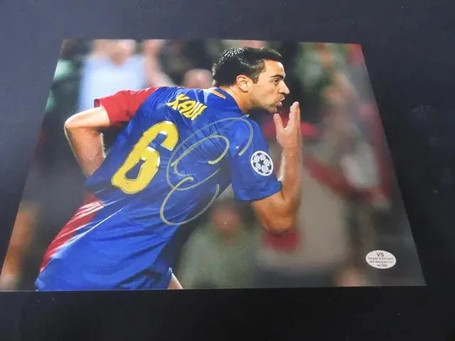 Xavi Barcelona Signed 8x10 Photo (VSA COA)