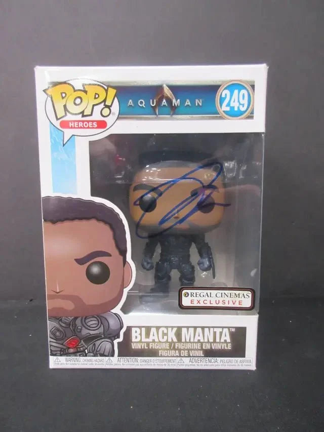 Yahya Abdul-Mateen II Signed Aquaman Black Manta Funko Pop #249 (COA)