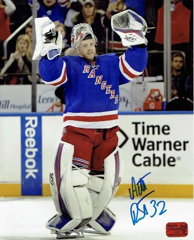 Antti Raanta New York Rangers Autographed 8x10 Photo (Holo)