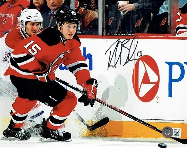 Reid Boucher New Jersey Devils Autographed 8x10 Photo Beckett Holo