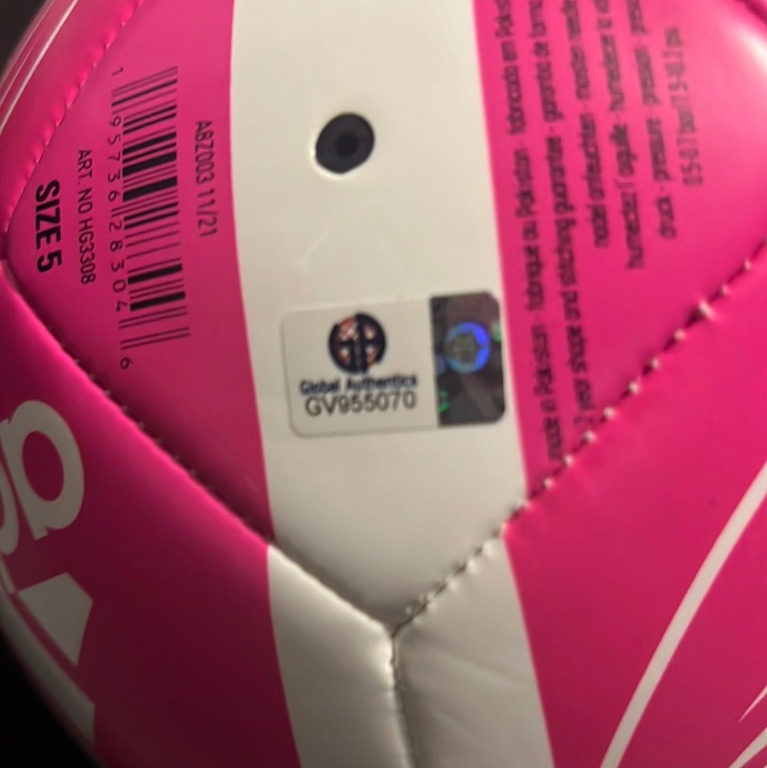 Autographed Leo Messi adidas soccer ball