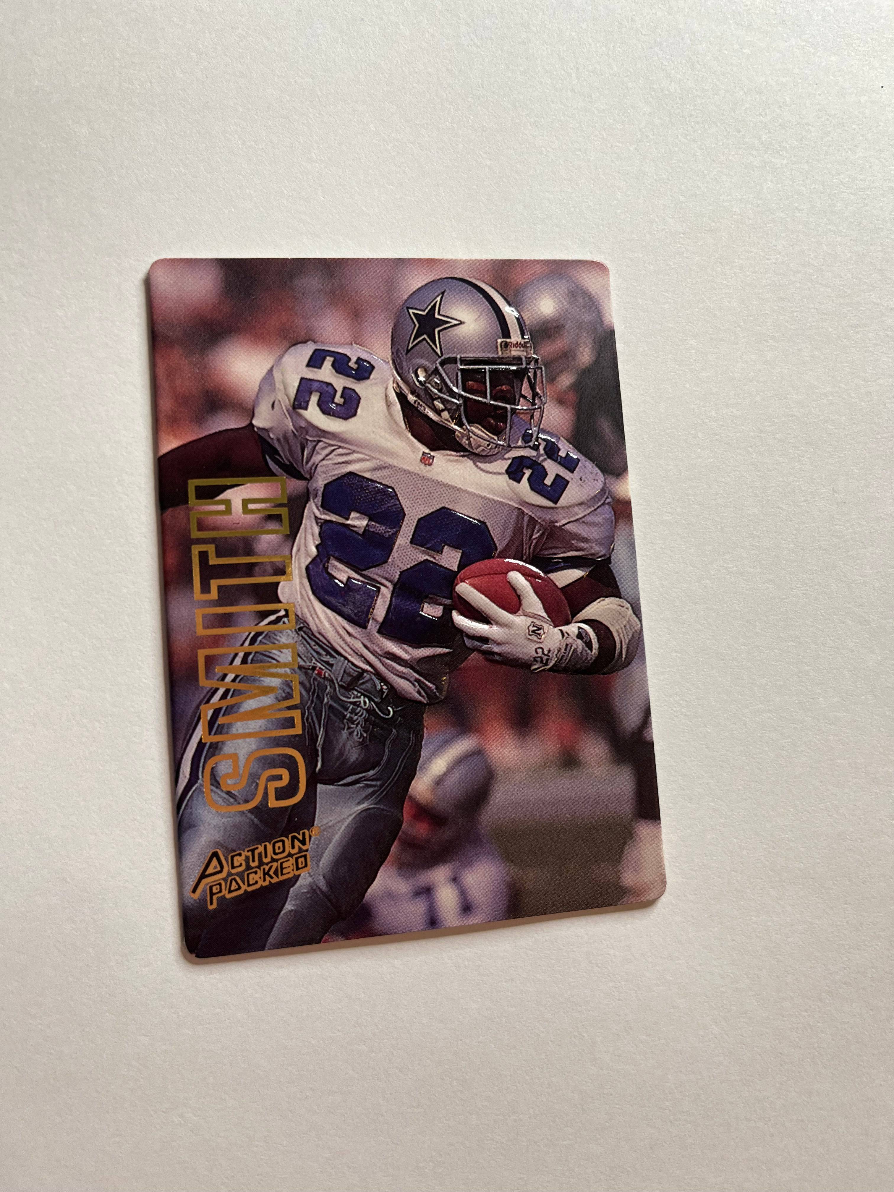 Emmitt Smith 1993 Action Packed Promo #FB1, Dallas Cowboys