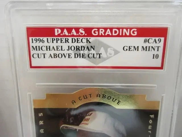 Michael Jordan 1996 Upper Deck Cut Above #CA9 (PAAS 10)