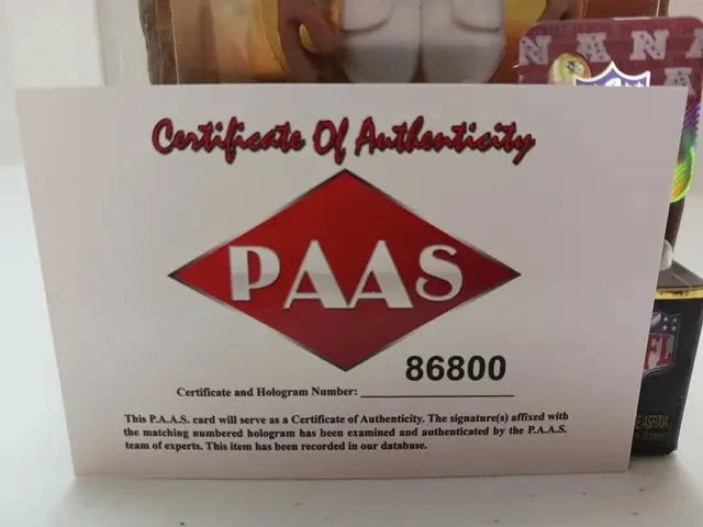 Patrick Mahomes Chiefs Signed Funko Pop Premium (PAAS COA)