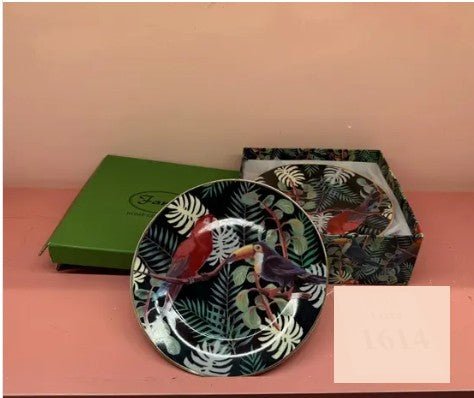 Fancy Home Collection Toucan Dessert Plates, Set of 6