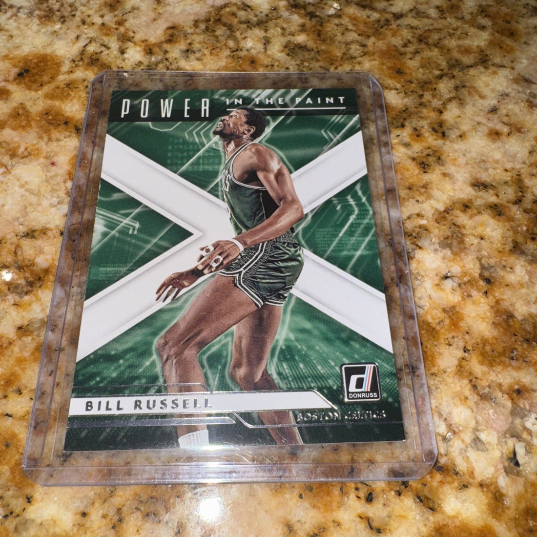 2021-22 Panini Donruss Power in the Paint #6 Bill Russell, Boston Celtics