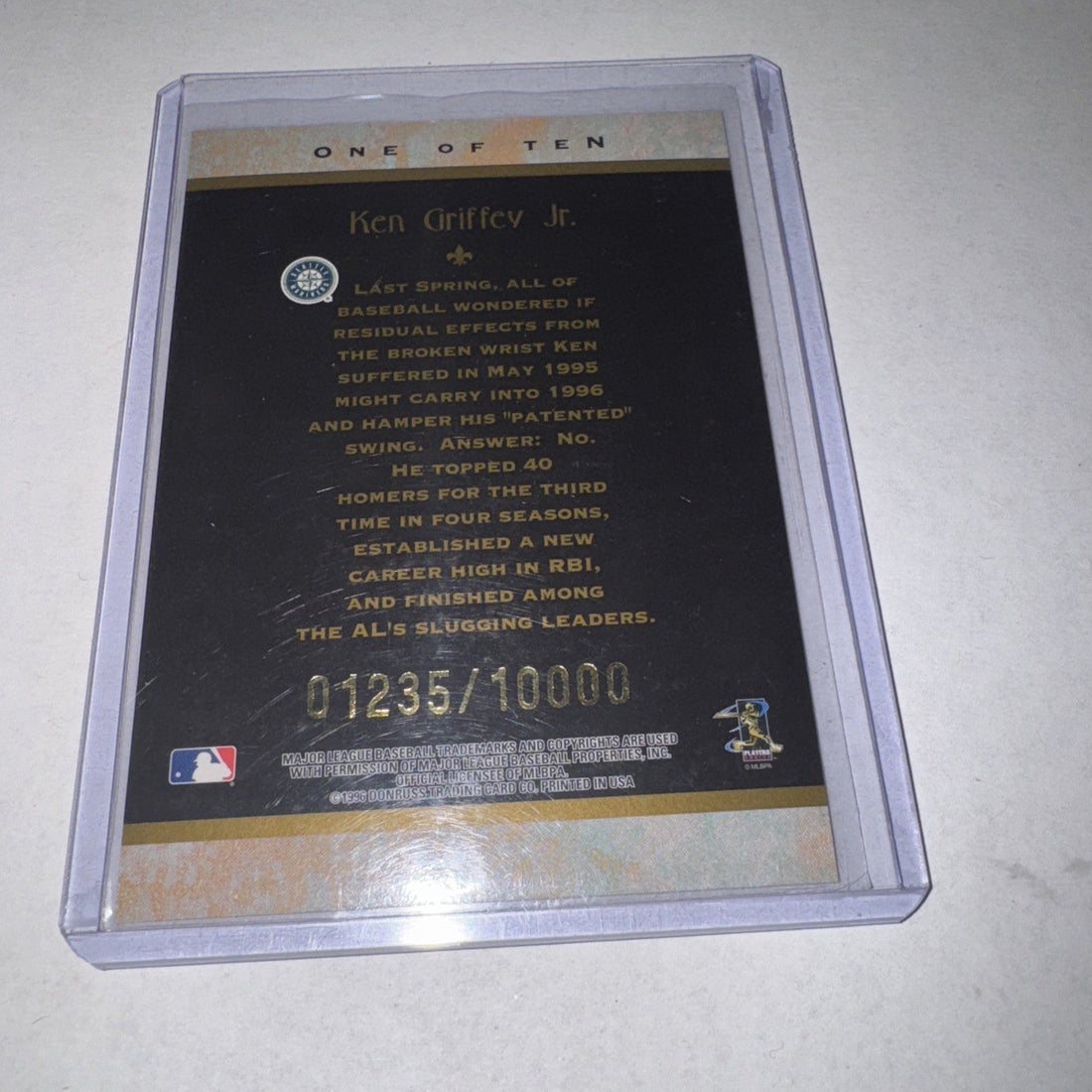 1997 Donruss Diamond Kings Ken Griffey Jr Baseball Card, Near Mint or Better