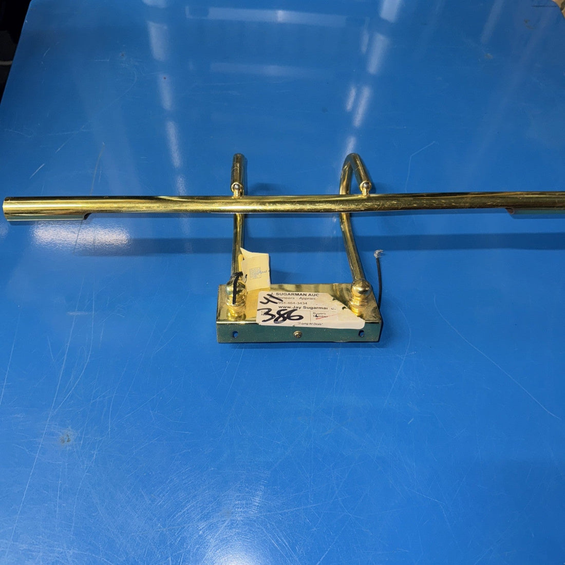Brass Picture Frame Light, Hardwired Wall Mount, for Art or Mirror