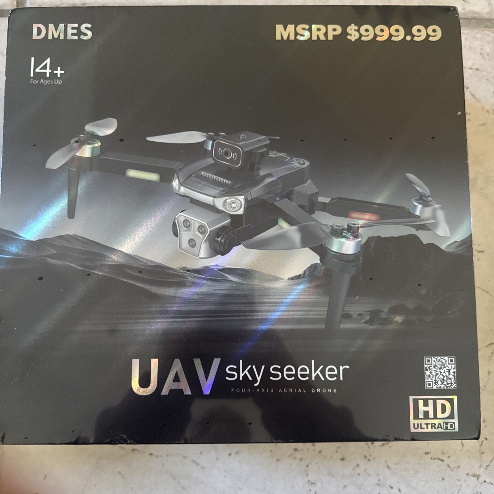 DMES P19 Pro Drone, Ultra HD 4K Video, Obstacle Avoidance
