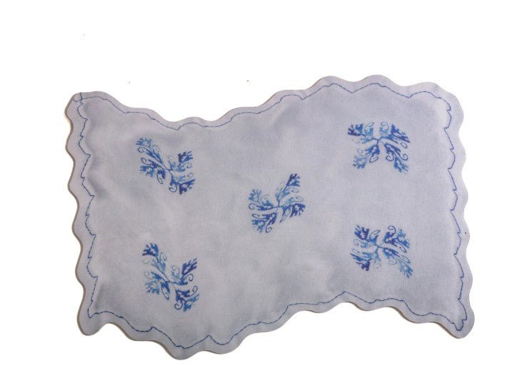 Seletti Acid Flower Table Mat, White, Set of 2