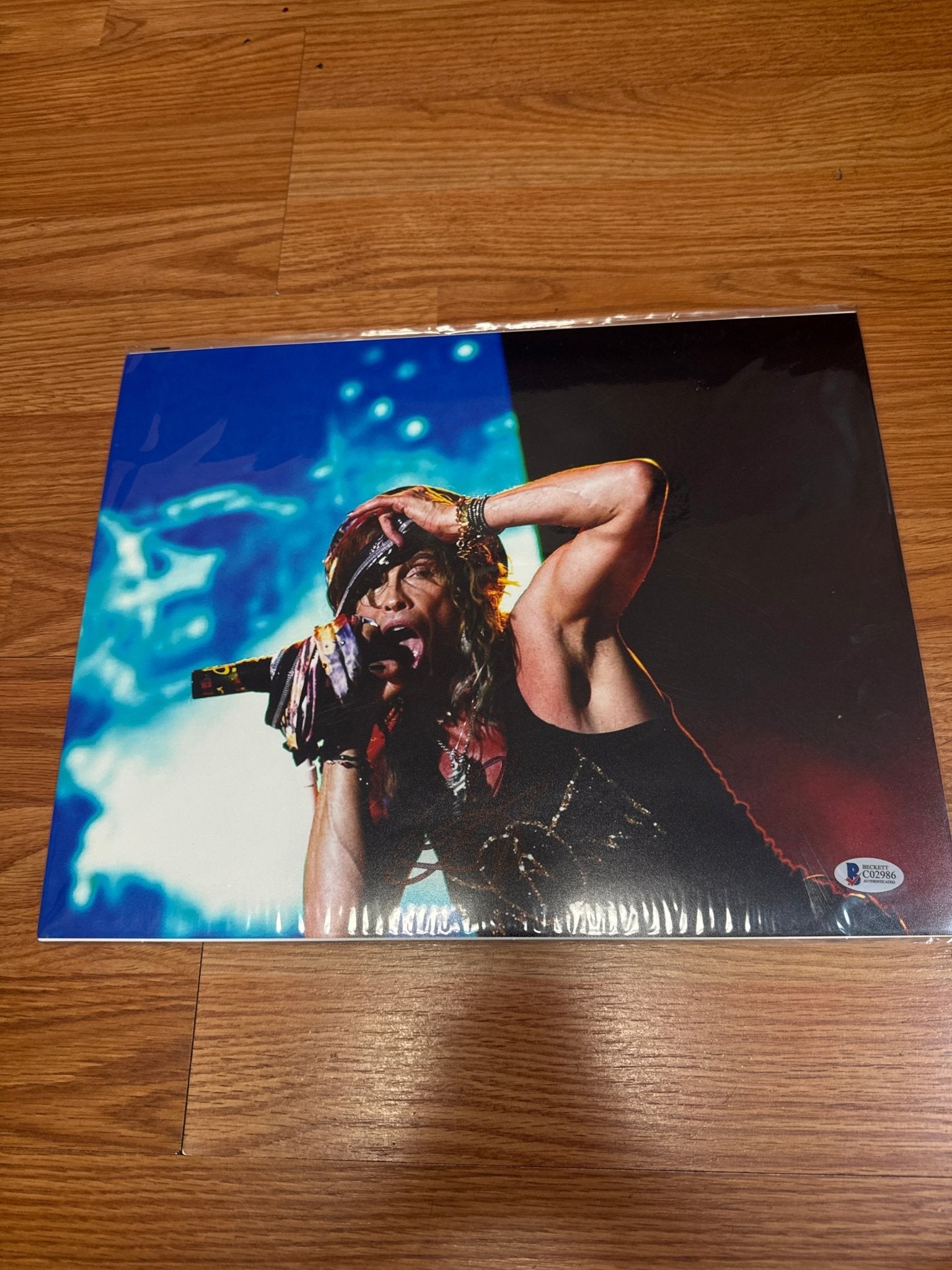 Steven Tyler Signed 11x14 Photo with Beckett Authentication Aerosmith